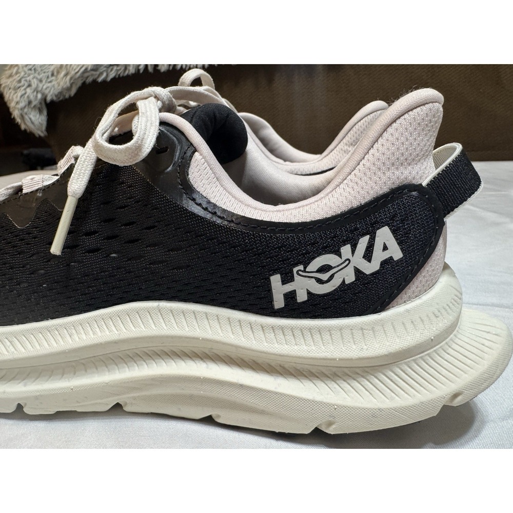 Womens Size 9 Hoka Kawana Black Sail Walking Tennis Shoes - Picture 2 of 13